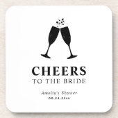 Dessous-de-verre Déjeuner d'adieu à la mariée & apéritif de mariage (Devant)