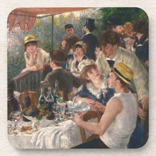 Dessous-de-verre Déjeuner de la fête nautique - Auguste Renoir (Devant)