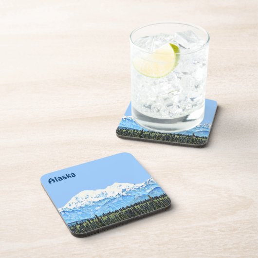 Dessous-de-verre Denali (Mt. McKinley) (Côté Droit)