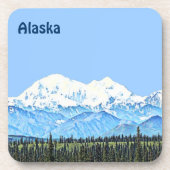 Dessous-de-verre Denali (Mt. McKinley) (Devant)