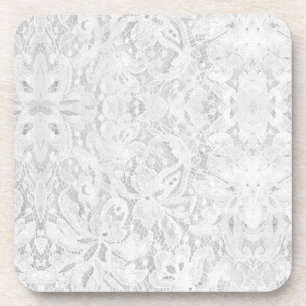 Dessous-de-verre Dentelle de blanc de Falln
