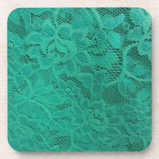 Dessous-de-verre Dentelle turquoise (Devant)