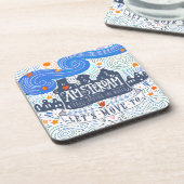 Dessous-de-verre Déplaçons-nous à Amsterdam (Côté gauche)