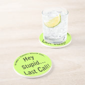 Dessous de verre dernier (Côté)