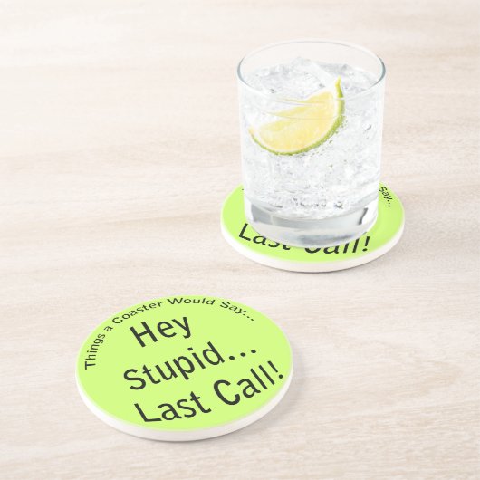 Dessous de verre dernier (Côté)