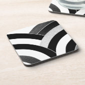 Dessous-de-verre des chevrons chic et design (Côté gauche)