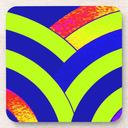 Dessous-de-verre des chevrons chic et design (Devant)