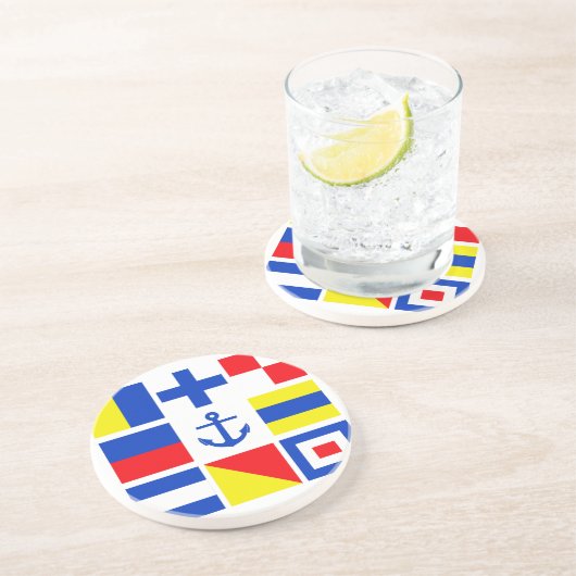 Dessous de verre des drapeaux maritimes (Côté)