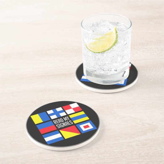 Dessous de verre des drapeaux maritimes (Côté)