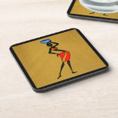 Dessous de verre des femmes d'Afrique (Côté gauche)