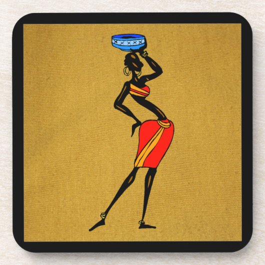Dessous de verre des femmes d'Afrique (Devant)