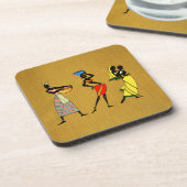 Dessous de verre des femmes d'Afrique (Côté gauche)