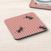 Dessous de verre des fourmis pique-nique (Côté gauche)