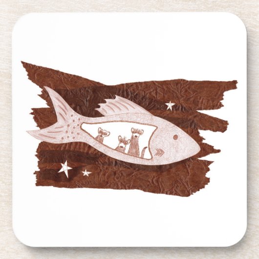 Dessous de verre des furets spatiaux (Devant)