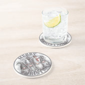 Dessous de verre des Gnomes de Noël (Côté)