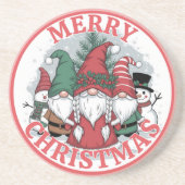 Dessous de verre des Gnomes de Noël (Devant)