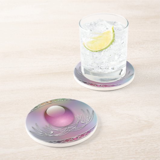 Dessous de verre des oeufs de Pâques (Côté)