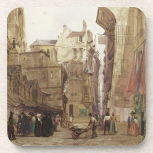 Dessous-de-verre DES Pretes, St Germain L'Auxerrois, Paris de rue