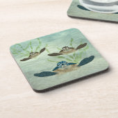 Dessous de verre des tortues marines (Côté gauche)