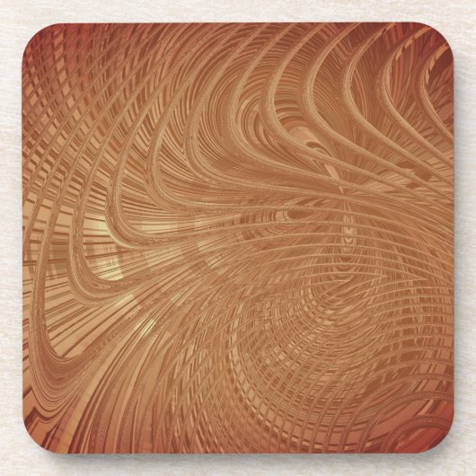 Dessous de verre des vagues Abstraites (Devant)