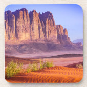 Dessous-de-verre Désert du Wadi Rum en Jordanie, Vacances (Devant)