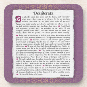 Dessous-de-verre Desiderata - Choses désirées