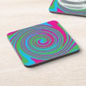 Dessous-de-verre Design abstrait coloré (Côté gauche)