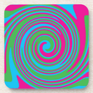 Dessous-de-verre Design abstrait coloré