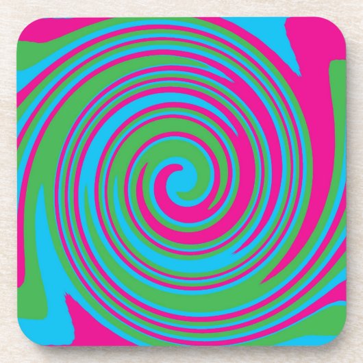 Dessous-de-verre Design abstrait coloré (Devant)