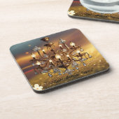 Dessous-de-verre "Design brillant" (Côté gauche)