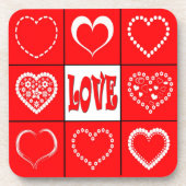 Dessous-de-verre Design cardiaque (Devant)