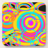 Dessous-de-verre Design d'art Motif en néon électrique (Devant)