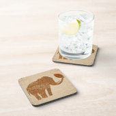 Dessous-de-verre Design d'art tribal des éléphants (Côté Droit)