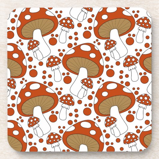 Dessous-de-verre Design de champignons moderne (Devant)