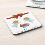 Dessous-de-verre Design de Noël avec anges (Côté gauche)