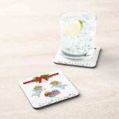 Dessous-de-verre Design de Noël avec anges (Côté Droit)