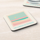 Dessous-de-verre Design de plage (Côté gauche)