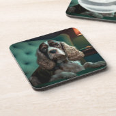 Dessous-de-verre Design de portrait classique de Cocker Spaniel élé (Côté gauche)