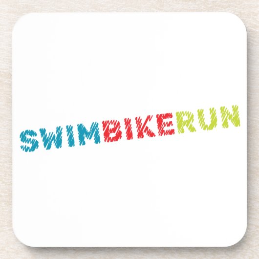 Dessous-de-verre Design de triathlon (Devant)