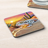 Dessous-de-verre Design du désert de Leopard Gecko (Côté gauche)