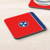Dessous-de-verre Design du drapeau d'état du Tennessee (Côté gauche)