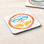 Dessous-de-verre Design fun Triathlon (Côté gauche)