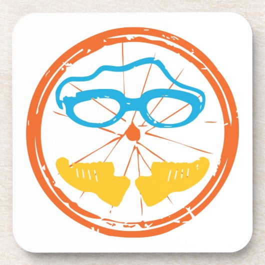 Dessous-de-verre Design fun Triathlon (Devant)