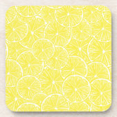 Dessous-de-verre Design motif de tranches de citron (Devant)