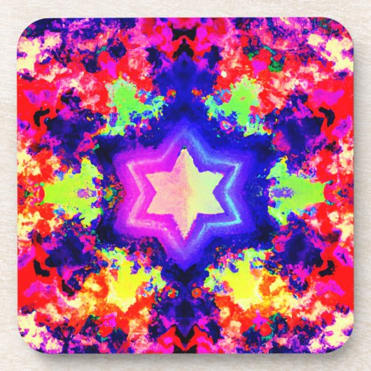 Dessous-de-verre Design Motif moderne coloré (Devant)