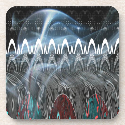 Dessous-de-verre Design Tribal Edgy moderne. (Devant)