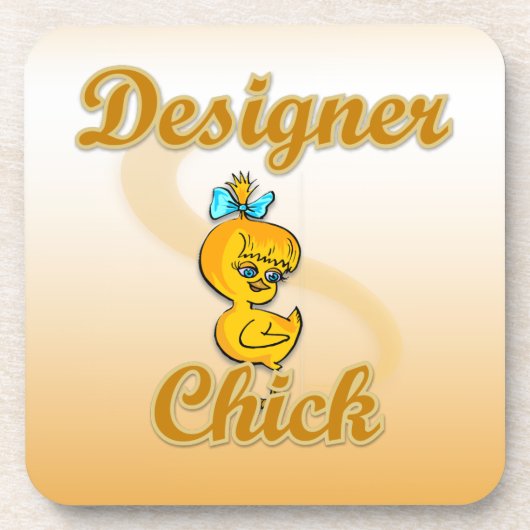 Dessous-de-verre Designer Chick (Devant)