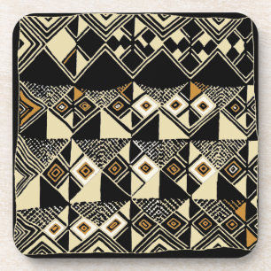 Dessous-de-verre Designs africains inspirés de Kuba