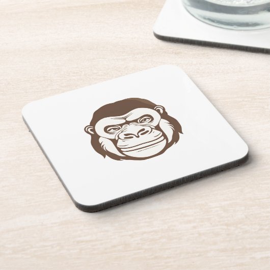 Dessous-de-verre Dessin de dessin de Gorilla (Côté gauche)