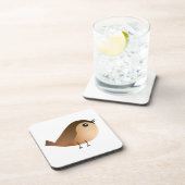 Dessous-de-verre Dessin d'Oiseau de Bruant (Côté Droit)